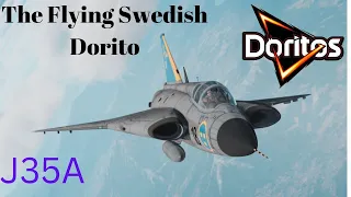 The Flying Swedish Dorito | J35A |  War Thunder