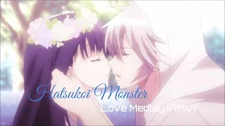 hatsukoi monster kaho x kanade love anime ,,,,