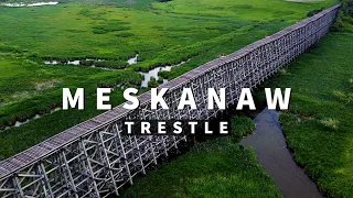 Longest Trestle Bridge in Saskatchewan | Abandoned Railway Trestle | Built 1929【4K】