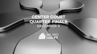 (Replay - Part 1) Milano Premier Padel P1: Center Court Allianz Cloud 🇬🇧 (December 9th)