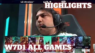 LEC W7D1 All Games Highlights | Week 7 Day 1 S12 LEC Spring 2022