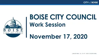 City Council Work Session - 11/17/2020