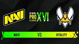 NaVi vs. Vitality - Map 3 [Overpass] - ESL Pro League Season 16 - Group A