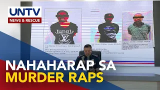 PRESSER: Multiple murder raps, inihain vs 3 suspek sa Gov. Degamo slay; Mastermind, inaalam na