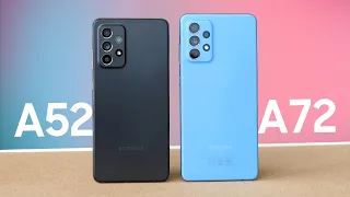 Распаковка Samsung Galaxy A52 и Galaxy A72 / ОБЗОР / КАМЕРА / СРАВНЕНИЕ / Самсунг Галакси А52 и А72