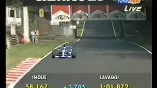 Giovanni Lavaggi (Pacific PR02) qualifying run - 1995 Italian Grand Prix