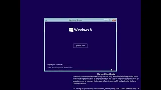 Windows Beta build 9780 Setup