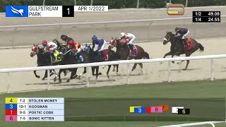 Gulfstream Park April 1, 2022 Race 1