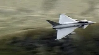 Great Sounding Typhoons Flying Through The Mach Loop Wales.