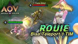 AUTO BAN!!! ROUIE (DAQIAO) - Support Baru Yang Ahli Teleportasi | TEST SERVER | AOV | Arena Of Valor