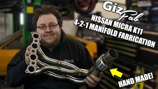 Nissan Micra K11 4-2-1 Manifold Fabrication