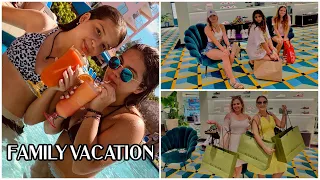 FIRST FAMILY VACATION / SHOPPING /HAUL / TRY ON | VLOG #1081