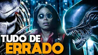 TUDO de ERRADO com ALIEN VS PREDADOR