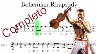 Bohemian Rhapsody - violin score - complete.