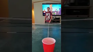 Beer pong trick shots