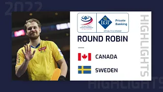 Canada v Sweden - Highlights - LGT World Men's Curling Championship 2022