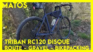 Présentation d'un Triban Rc120 modulable | ROUTE- GRAVEL - BIKEPACKING