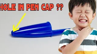 How pen cap hole can save your life ???