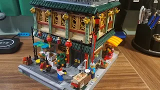 Chinese Restaurant - Modification of Lego Set 80113