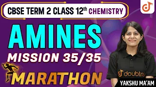 Amines Class 12 In ONE SHOT | Marathon |  CBSE Class 12 Term 2 | NCERT | Class 12 Chemistry