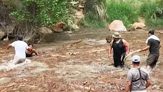 Flash Flood Catches Hikers by Surprise