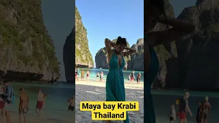 Vietnamese gf shows me maya bay #thailand #krabi #vlog #pattaya #bangkok