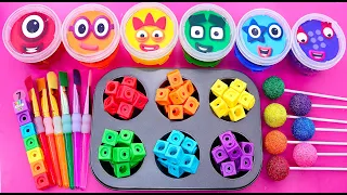 Numberblocks DIY NUMBERBLOCKS Seven Making Mathlink Cubes ASMR