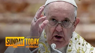 Pope Francis Holds Socially Distant Mass On Easter Sunday | Sunday TODAY