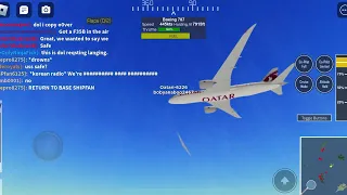 Qatar Airways 787 flight 6226 Larnaca ✈︎ Tokyo (PTFS Roblox)