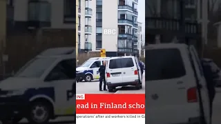 Finland school shooting_ One child dead and two wounded in Vantaa _ BBC Daily News