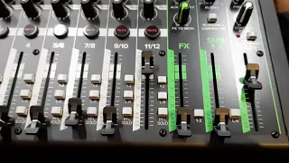 My new  Mackie profx12v3 audio mixer