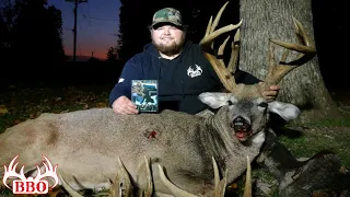 Self-Filmed 8.5 Year Old Giant Ohio Whitetail Hits the Ground! | Bowhunting Tribute Deer (MASS!!!)