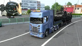 Scania S730 - Military Boat | Euro Truck Simulator 2 | ETS2 Logitech g29 Shifter gameplay