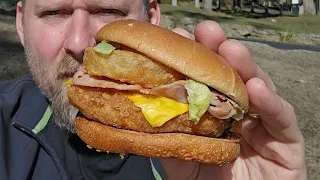 Bourbon St Jacks Fried Chicken Burger, Hungry Jacks Review