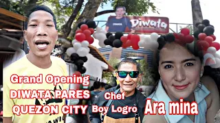 Grand Opening 2nd Branch DIWATA PARES OVERLOAD with ARA MINA Special Guest