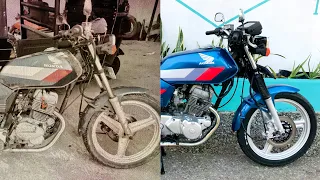 HONDA CB Restoration old CB125T deluxe #autoscene99 #assembling #restoration project #video