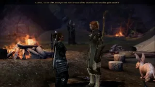 Leliana confronts the Warden about Zevran Romance | Dragon Age: Origins