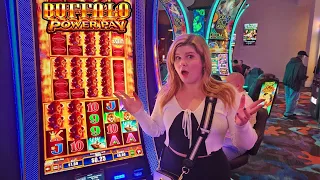 I Found the Best Paying Buffalo Slot Machine in Las Vegas!