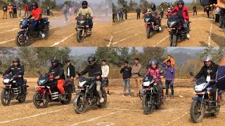 Slow bike race || Awesome riding skills of riders ||