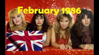 UK Singles Charts : February 1986