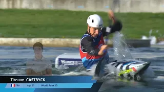 Titouan Castryck France Semi Final / 2023 ICF Canoe-Kayak Slalom World Cup Vaires Sur Marne Paris