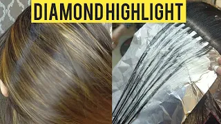 How to do  Daimond Section Highlights | Full Tutorial By AISHA BUTT