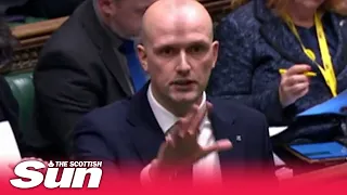 Stephen Flynn calls Tory MPs 'rabid gammon' as they heckle SNP member during emergency debate