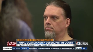 Another defendant faces judge in guardianship abuse case