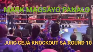 MARK MAGSAYO VS JULIO CEJA 10Th ROUND BRUTAL KNOCKOUT.