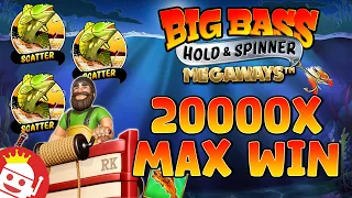 🔥 BIG BASS HOLD & SPINNER MEGAWAYS 🐟 FIRST EVER 20,000X MAX WIN!