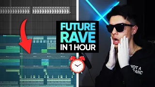 Making A Future Rave Track in 1 HOUR ⏰ (Full Process)