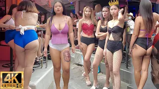 [4K] Pattaya Hot Scenes Soi 6 , Soi 6/1 , Soi 7 , Beach Road , Soi Buakhao | February 2024 Thailand