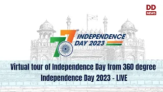 Exclusive  PM Modi Live 360-degree video from Red Fort Delhi on Independence Day 2023