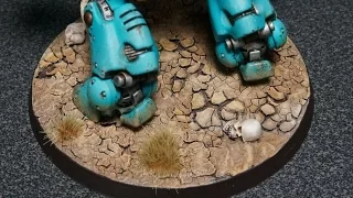 How to Make Cracked Earth Desert Bases for Miniatures